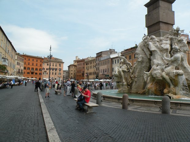  vue générale de la Piazza Navona